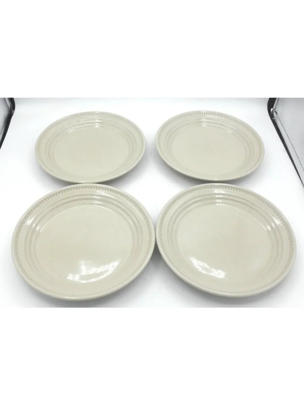 Craft Colors Oatmeal by Dansk 8 Inch Salad Plates Set of 4 Pattern Code: DANCRCO
